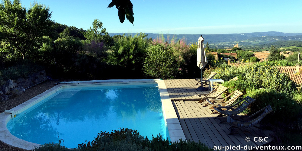 Au Pied du Ventoux, Gästezimmer und Gästetisch, B&B, Flassan, Bédoin, Provence