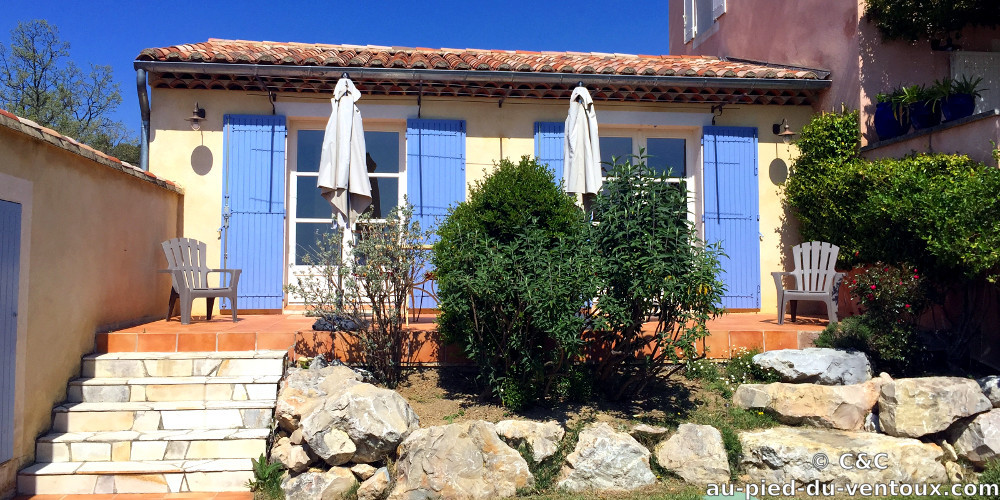 Au Pied du Ventoux, Gästezimmer und Gästetisch, B&B, Flassan, Bédoin, Provence