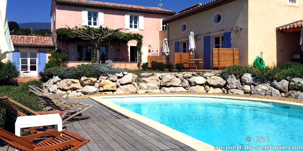 Au Pied du Ventoux, Chambres d'hôtes et Table d'hôtes, B&B, Flassan, Bédoin, Provence